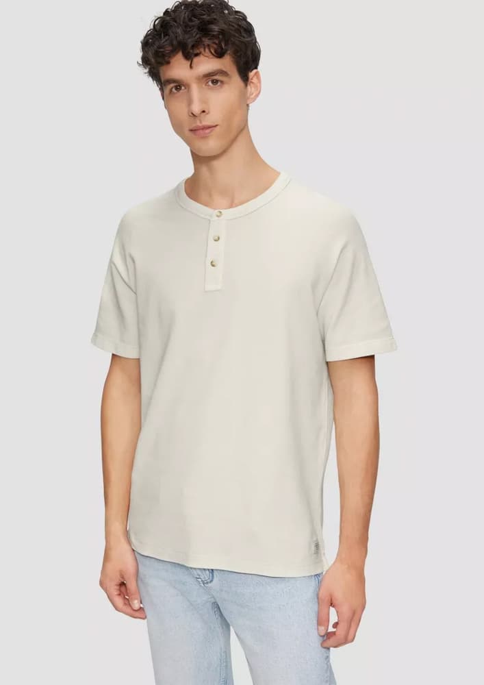 Ανδρικό T-shirt Offwhite S.Oliver 2161840-0330