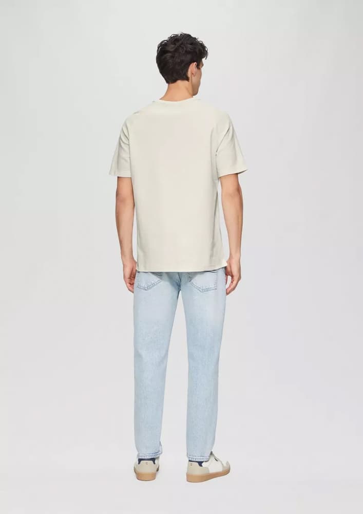 Ανδρικό T-shirt Offwhite S.Oliver 2161840-0330