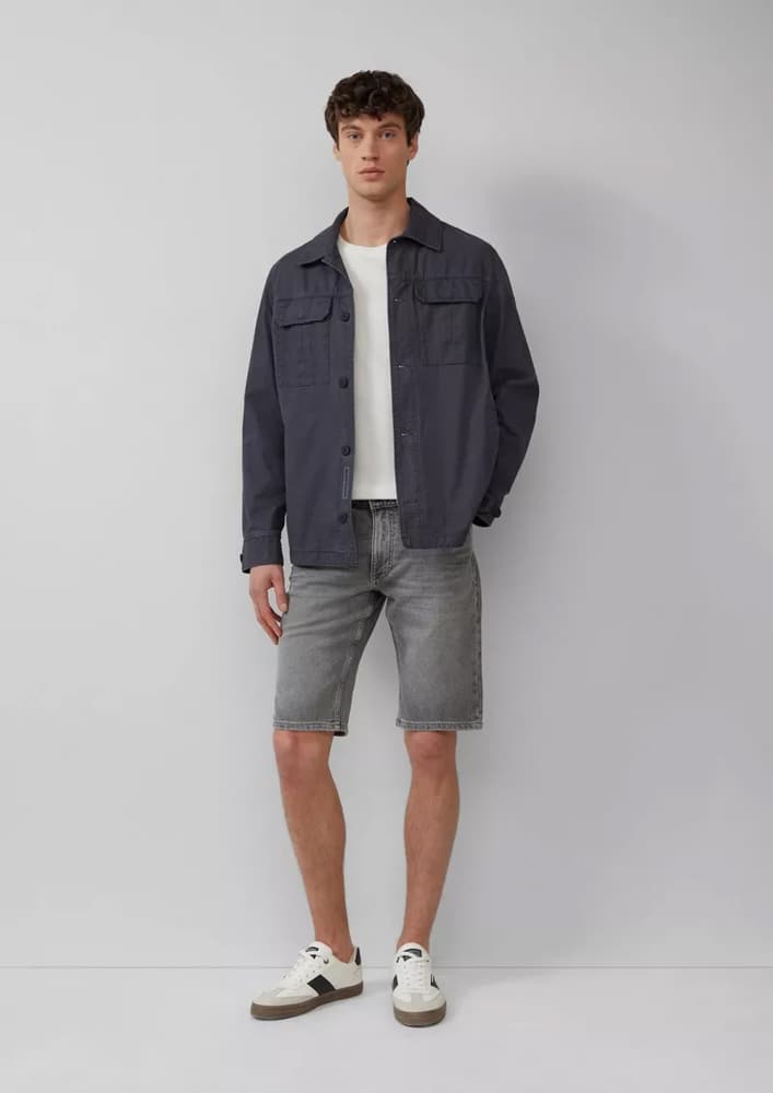 Ανδρική Τζιν Βερμούδα Γκρι S.Oliver 2162337-92Z3