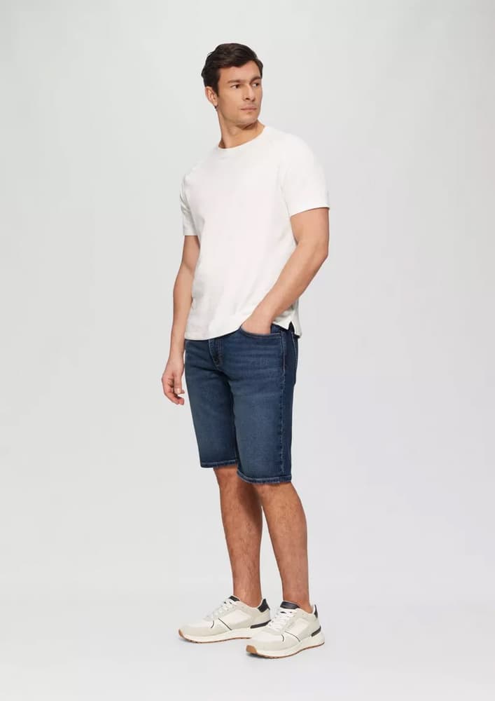 Ανδρική Τζιν Βερμούδα Navy Μπλε S.Oliver 2162389-53Z4