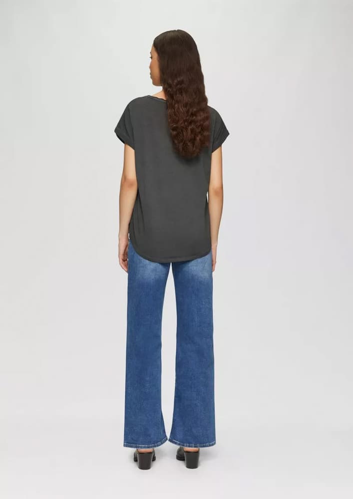 Γυναικείο T-shirt Μαύρο S.Oliver 2162987-99D0