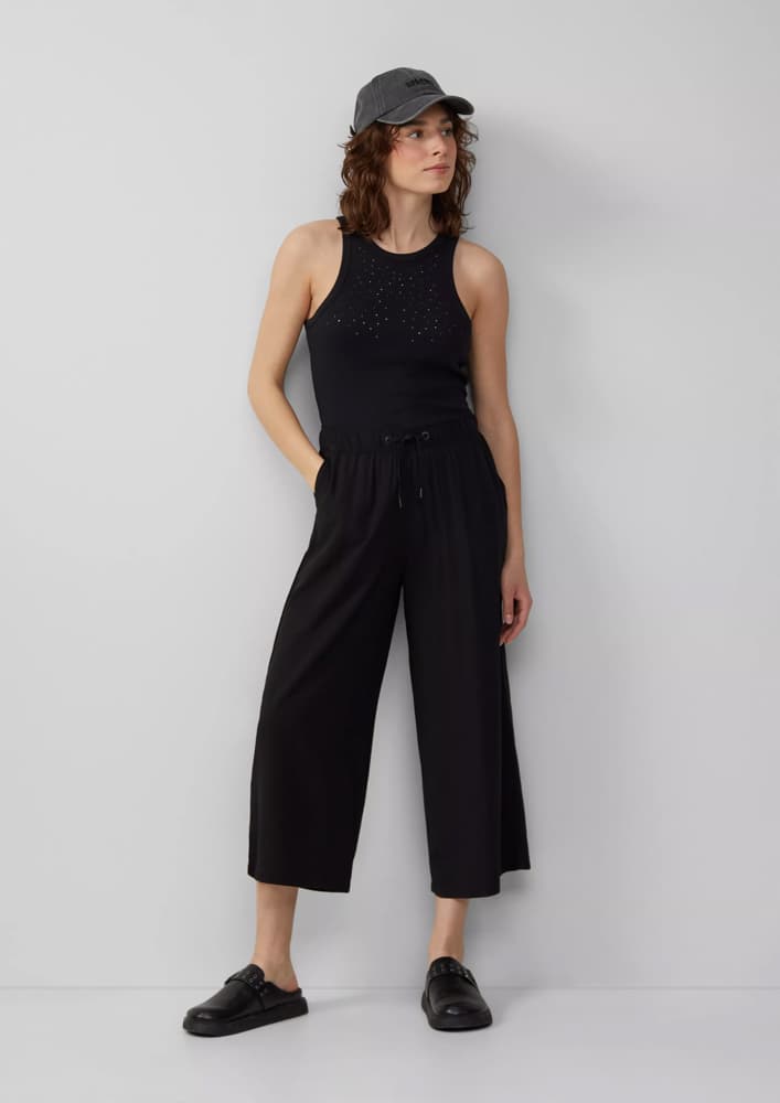 Γυναικεία Παντελόνα Μαύρη S.Oliver 2163072-9999