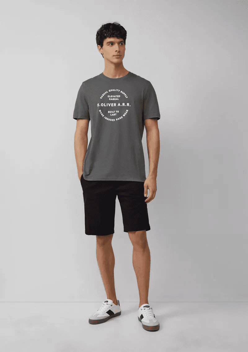 Ανδρική Βερμούδα Μαύρη S.Oliver 2164492-9999