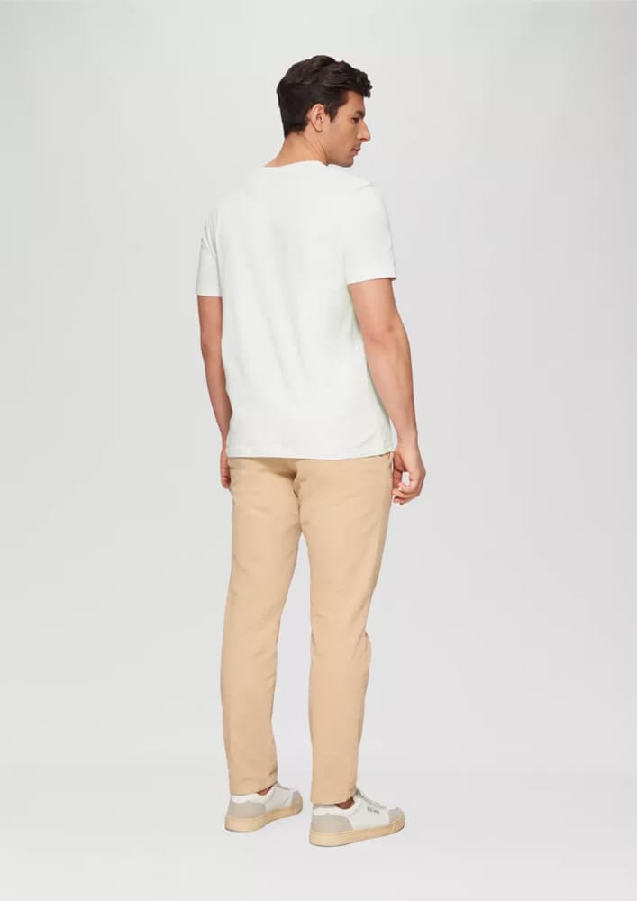 Ανδρικό T-Shirt Λευκό S.Oliver 2164753-01D1