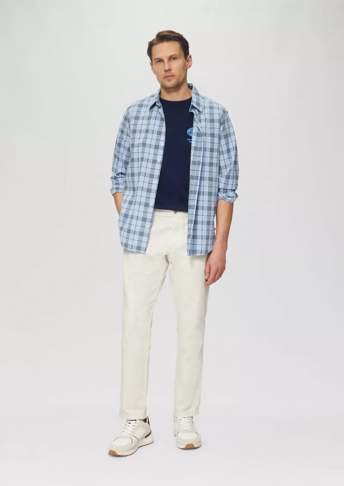 Ανδρικό T-Shirt Navy Μπλε S.Oliver 2164753-58D2