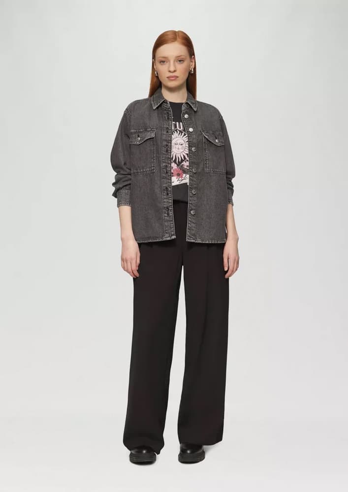 Γυναικείο T-shirt Μαύρο S.Oliver 2165278-99D1