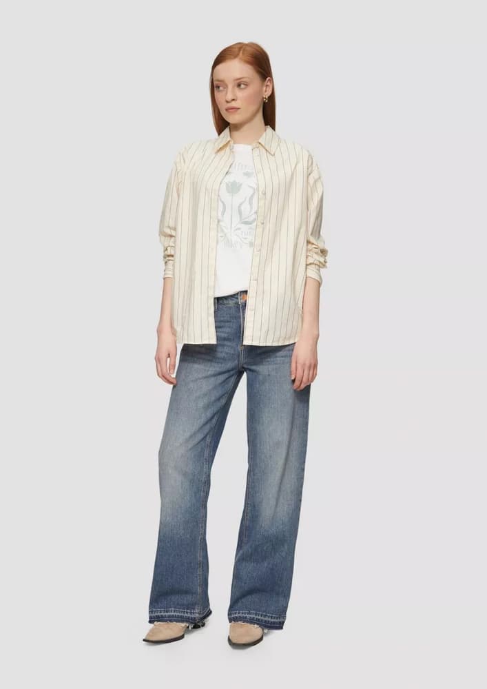 Γυναικείο T-shirt Λευκό S.Oliver 2165280-01D0