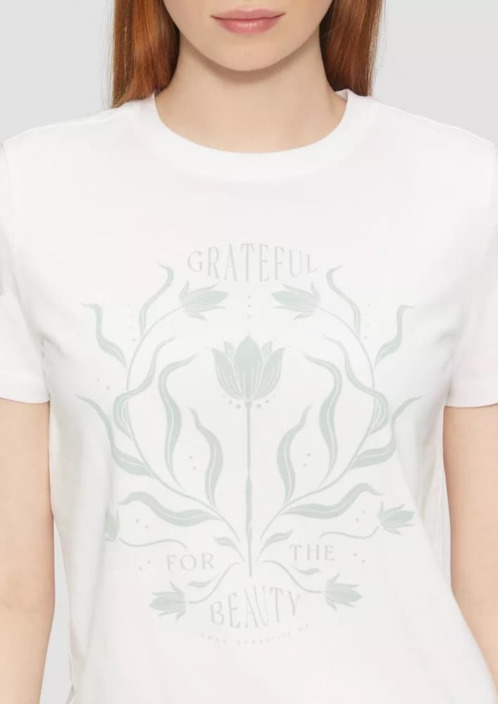 Γυναικείο T-shirt Λευκό S.Oliver 2165280-01D0