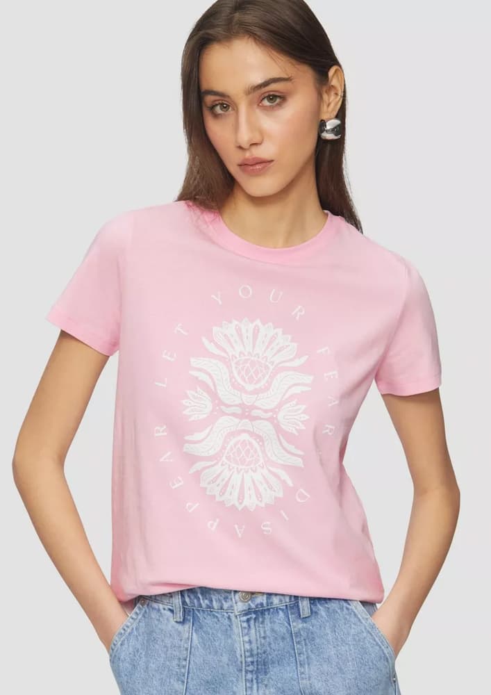 Γυναικείο T-shirt Ροζ S.Oliver 2165280-41D1