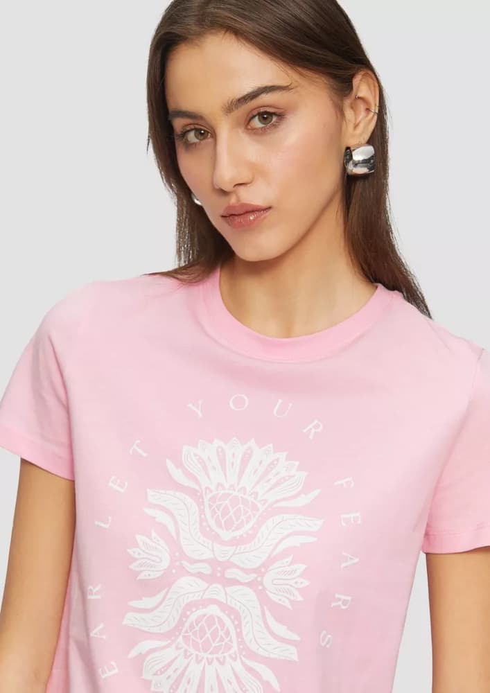 Γυναικείο T-shirt Ροζ S.Oliver 2165280-41D1