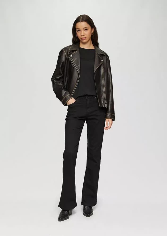 Γυναικείο T-shirt Μαύρο S.Oliver 2165942-9999