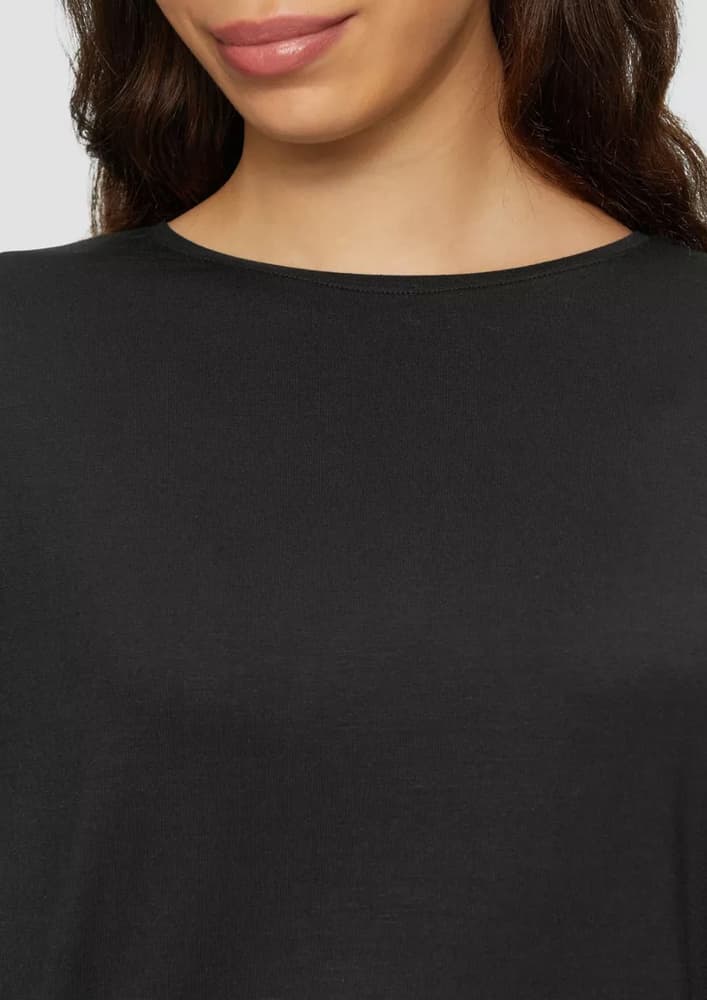 Γυναικείο T-shirt Μαύρο S.Oliver 2165942-9999