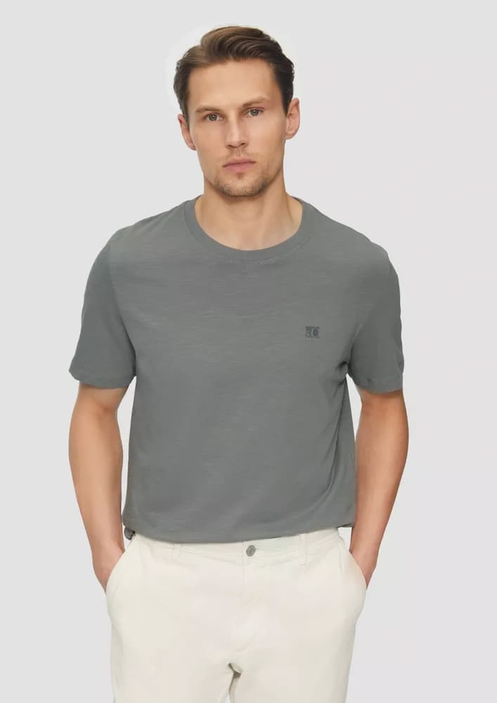 Ανδρικό T-shirt Γκρι S.Oliver 2166634-9467