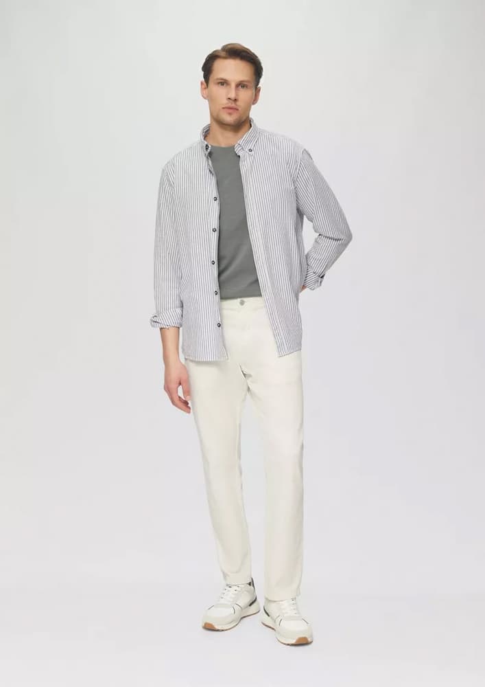 Ανδρικό T-shirt Γκρι S.Oliver 2166634-9467