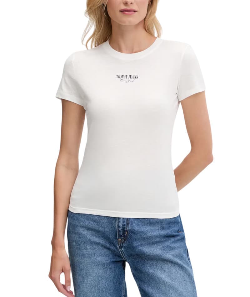 Γυναικείο Slim T-shirt Navy Μπλε Tommy Jeans DW0DW20913-C1G