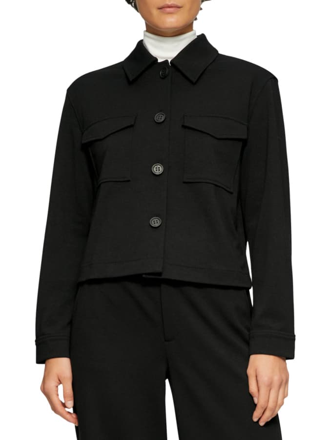 Γυναικείο Μπουφάν Μαύρο S.Oliver 2161342-9999