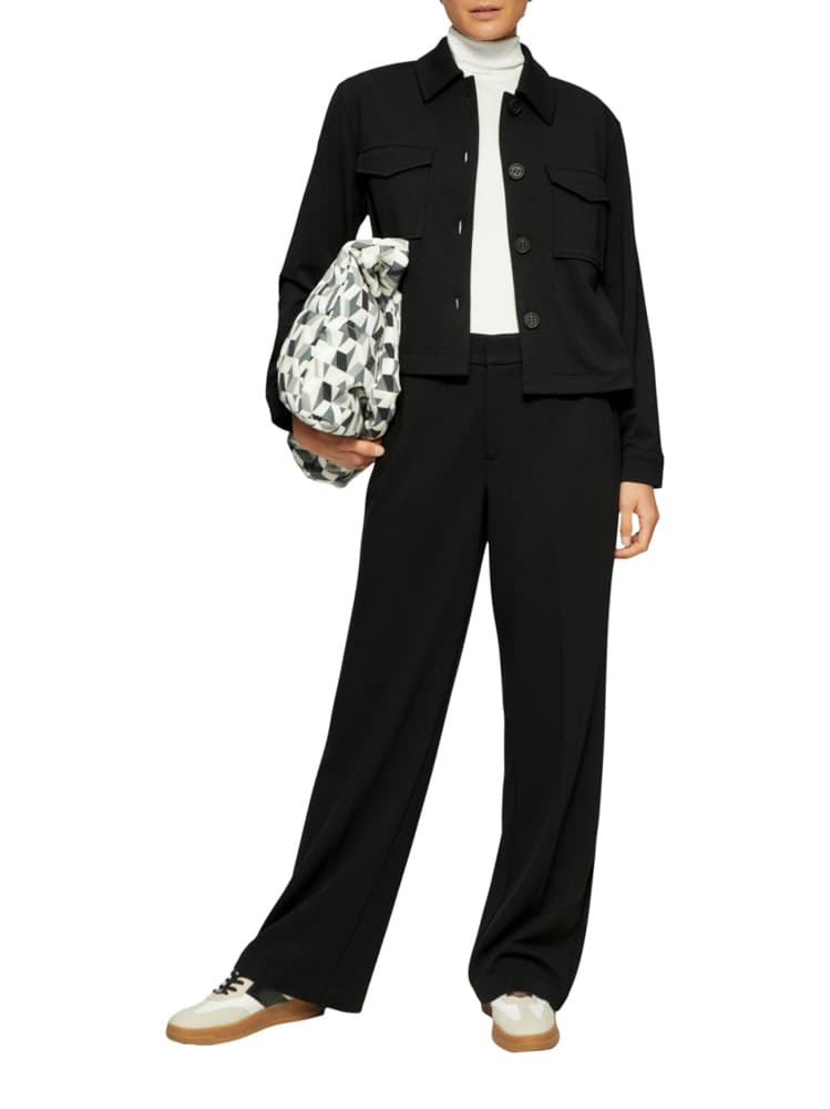 Γυναικείο Μπουφάν Μαύρο S.Oliver 2161342-9999