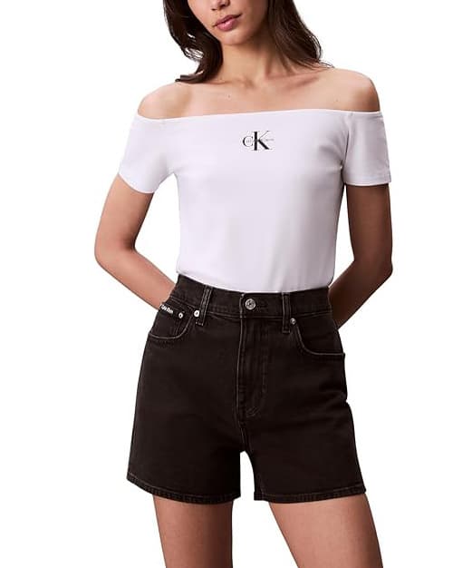 Γυναικείο Τοπ Λευκό Calvin Klein LV047C203G-YAA