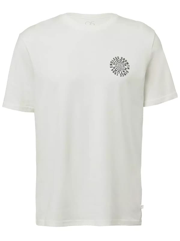 Ανδρικό T-shirt Μπεζ S.Oliver 2167419-7265