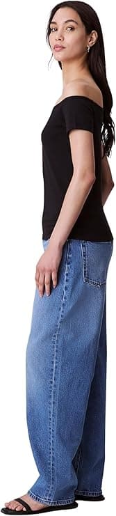 Γυναικείο Τοπ Μαύρο Calvin Klein LV047C203G-UB1