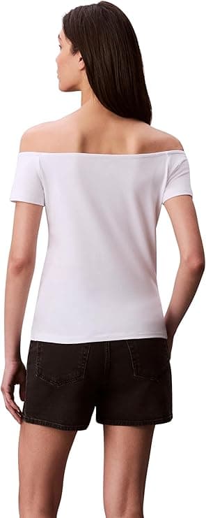 Γυναικείο Τοπ Λευκό Calvin Klein LV047C203G-YAA