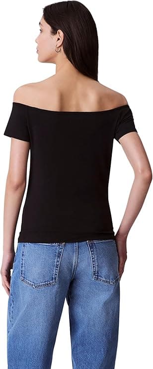 Γυναικείο Τοπ Μαύρο Calvin Klein LV047C203G-UB1