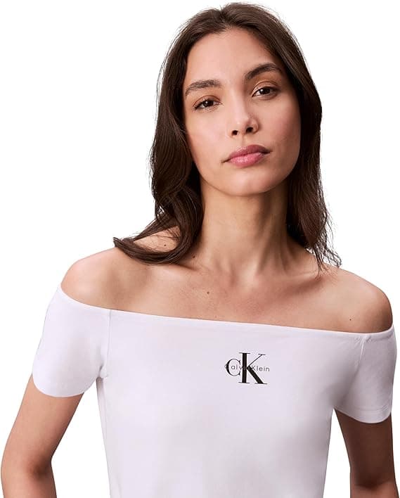 Γυναικείο Τοπ Λευκό Calvin Klein LV047C203G-YAA