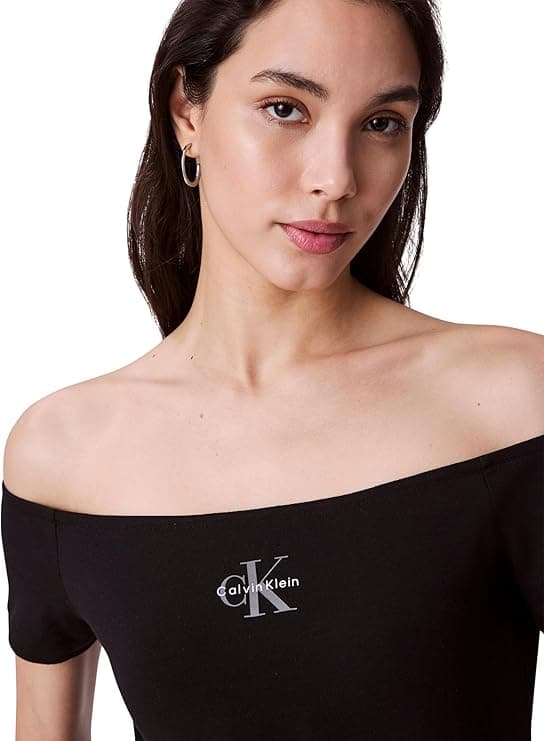 Γυναικείο Τοπ Μαύρο Calvin Klein LV047C203G-UB1