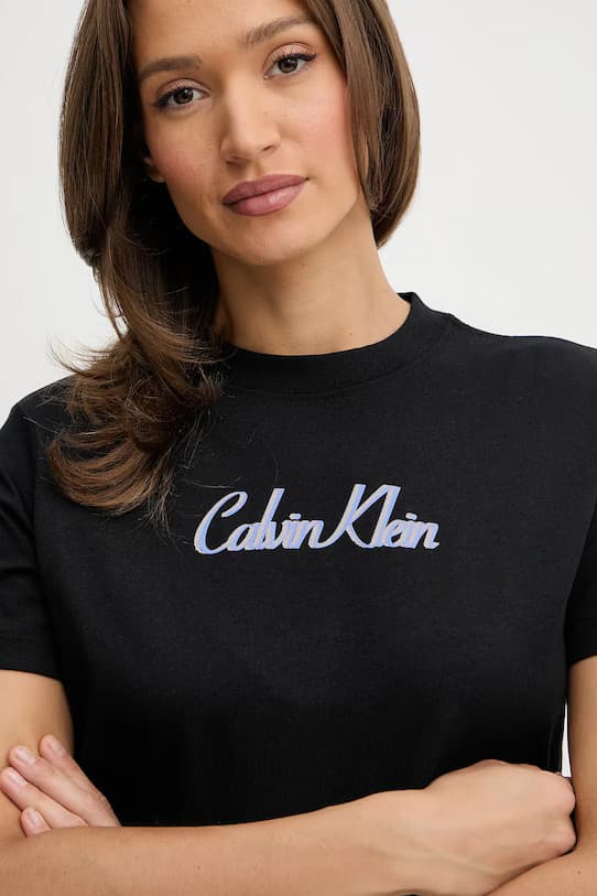 Women's T-Shirts Calvin Klein Black