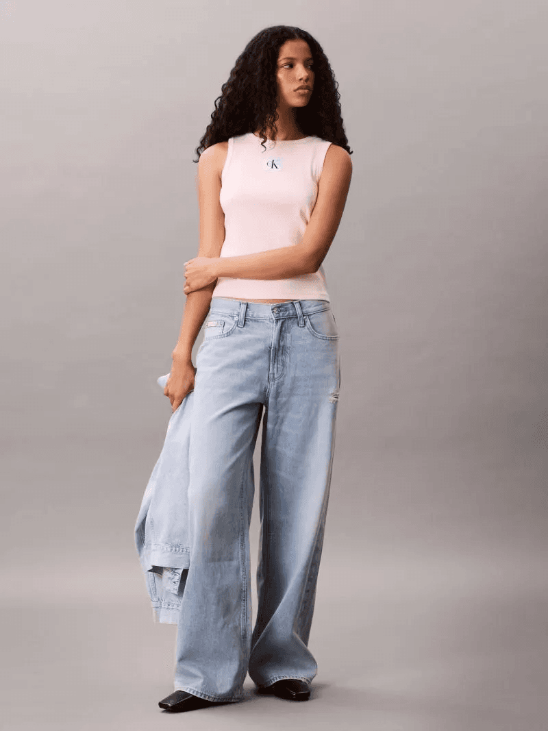 Γυναικείο Αμάνικο Τοπ Ροζ Calvin Klein LV047C201G-VI7