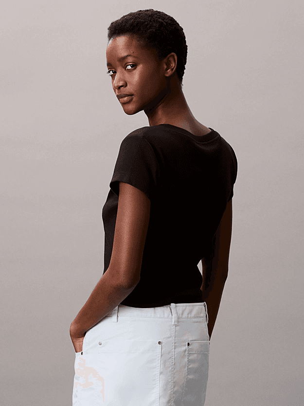 Women's T-Shirts Calvin Klein Black