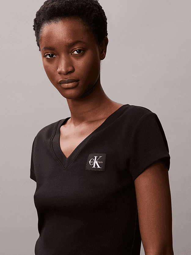 Women's T-Shirts Calvin Klein Black