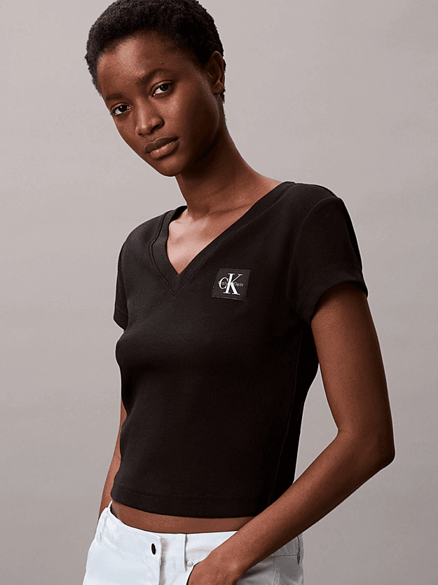 Women's T-Shirts Calvin Klein Black