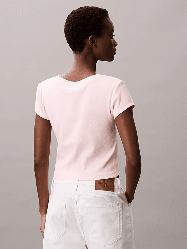 Γυναικείο T-shirt Ροζ Calvin Klein LV047C910G-VI7