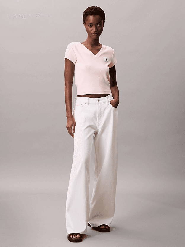 Γυναικείο T-shirt Ροζ Calvin Klein LV047C910G-VI7