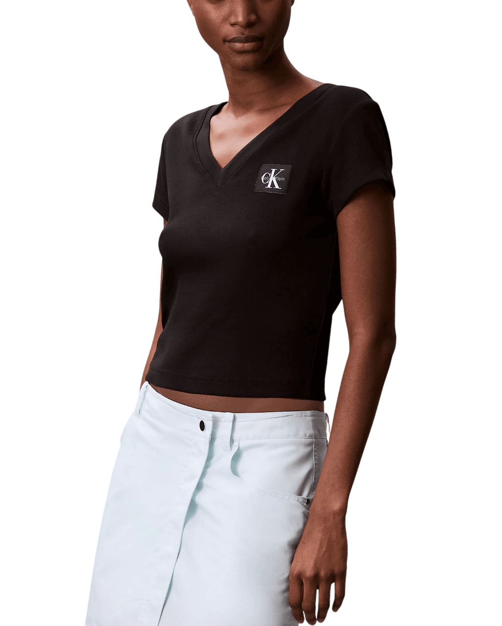 Γυναικείο T-shirt Γκρι Calvin Klein LV047C910G-P79