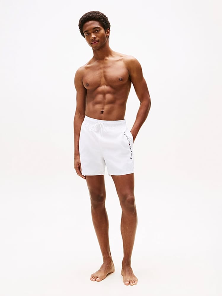 Ανδρικό Μαγιό Λευκό Tommy Hilfiger UM0UM03258-YCF