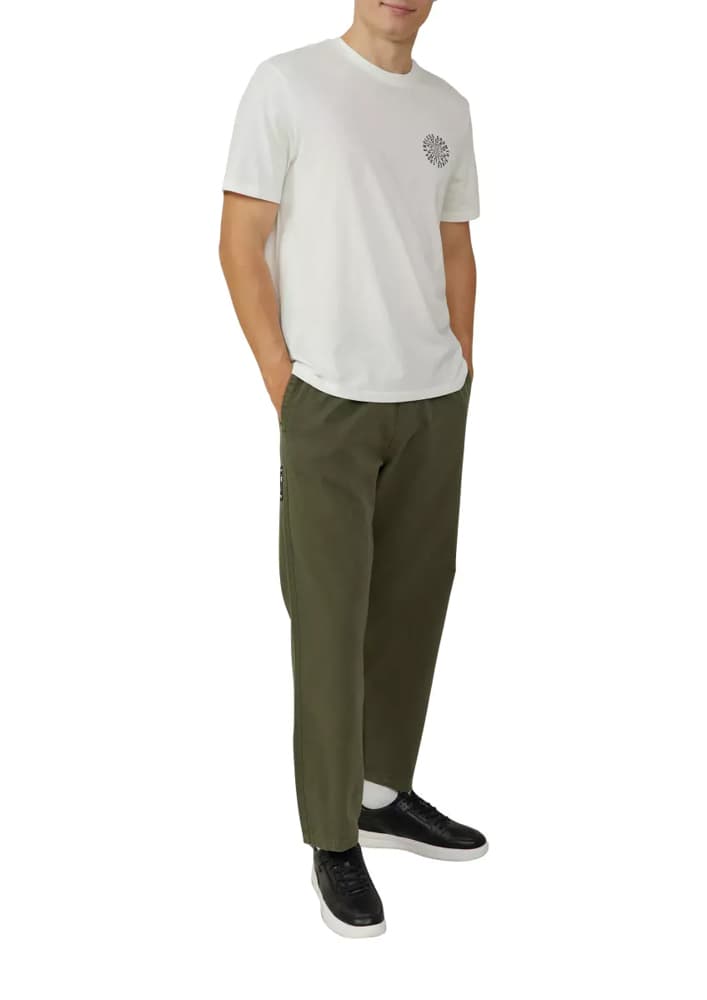 Ανδρικό T-shirt Λευκό S.Oliver 2167419-0210