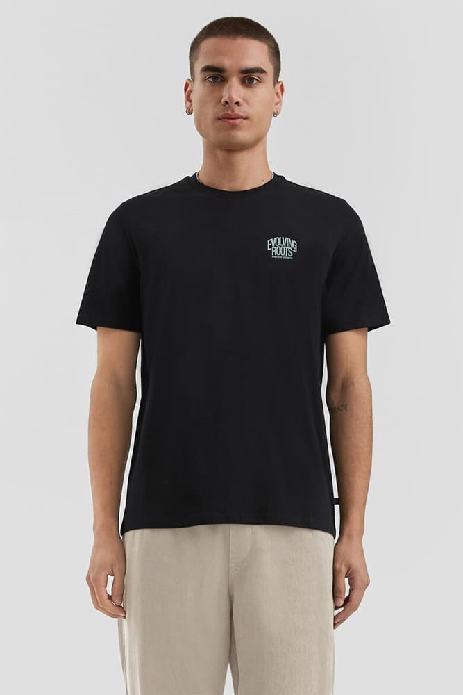 Ανδρικό T-shirt Μαύρο S.Oliver 2167419-9999