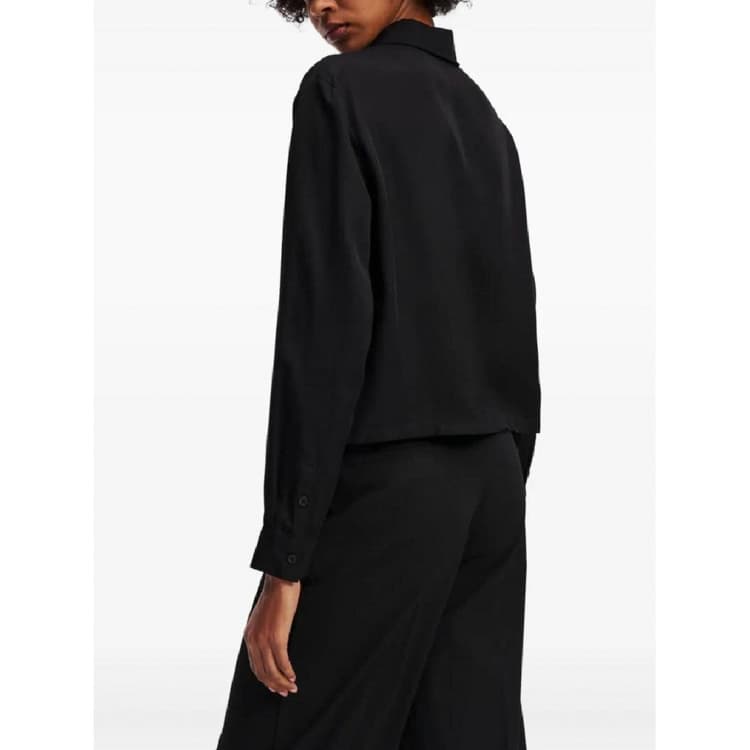 Γυναικείο Πουκάμισο Μαύρο Karl Lagerfeld Jeans A3W11009-999 BLACK