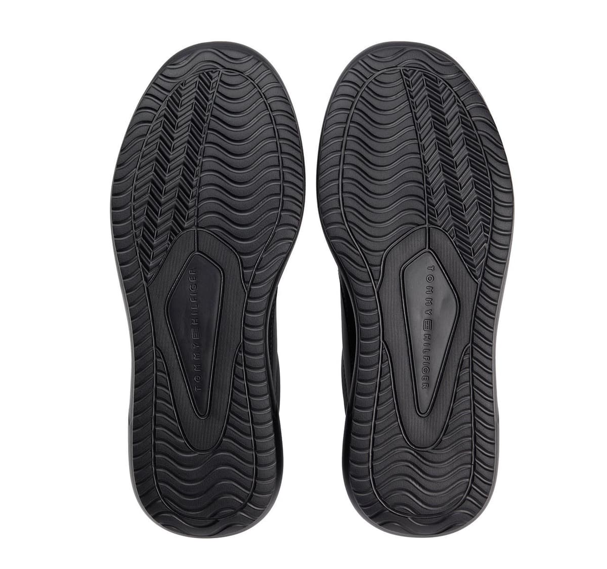 Ανδρικά Δερμάτινα Sneakers Μαύρα Tommy Hilfiger FM0FM05529-BDS