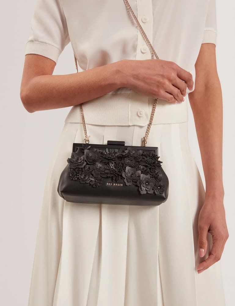 Γυναικεία Fiorell Flower 3D Τσάντα Μαύρη Ted Baker 281523-BLACK