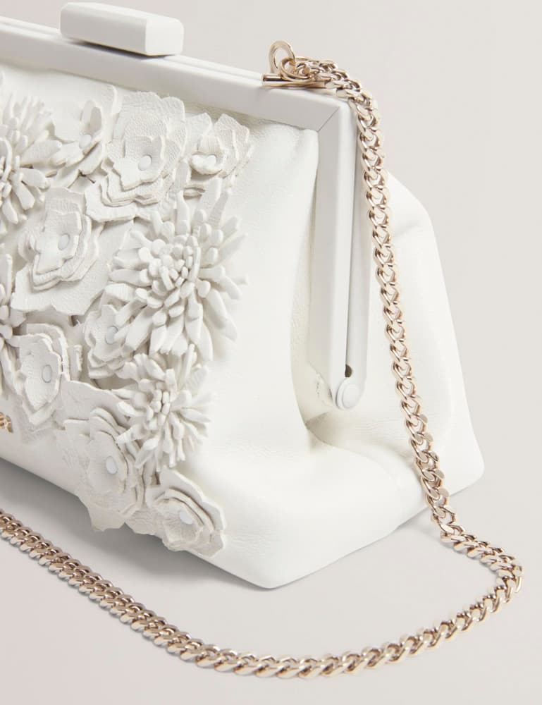 Γυναικεία Fiorell Flower 3D Τσάντα Λευκή Ted Baker 281523-WHITE