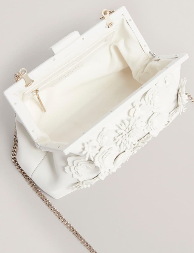 Γυναικεία Fiorell Flower 3D Τσάντα Λευκή Ted Baker 281523-WHITE