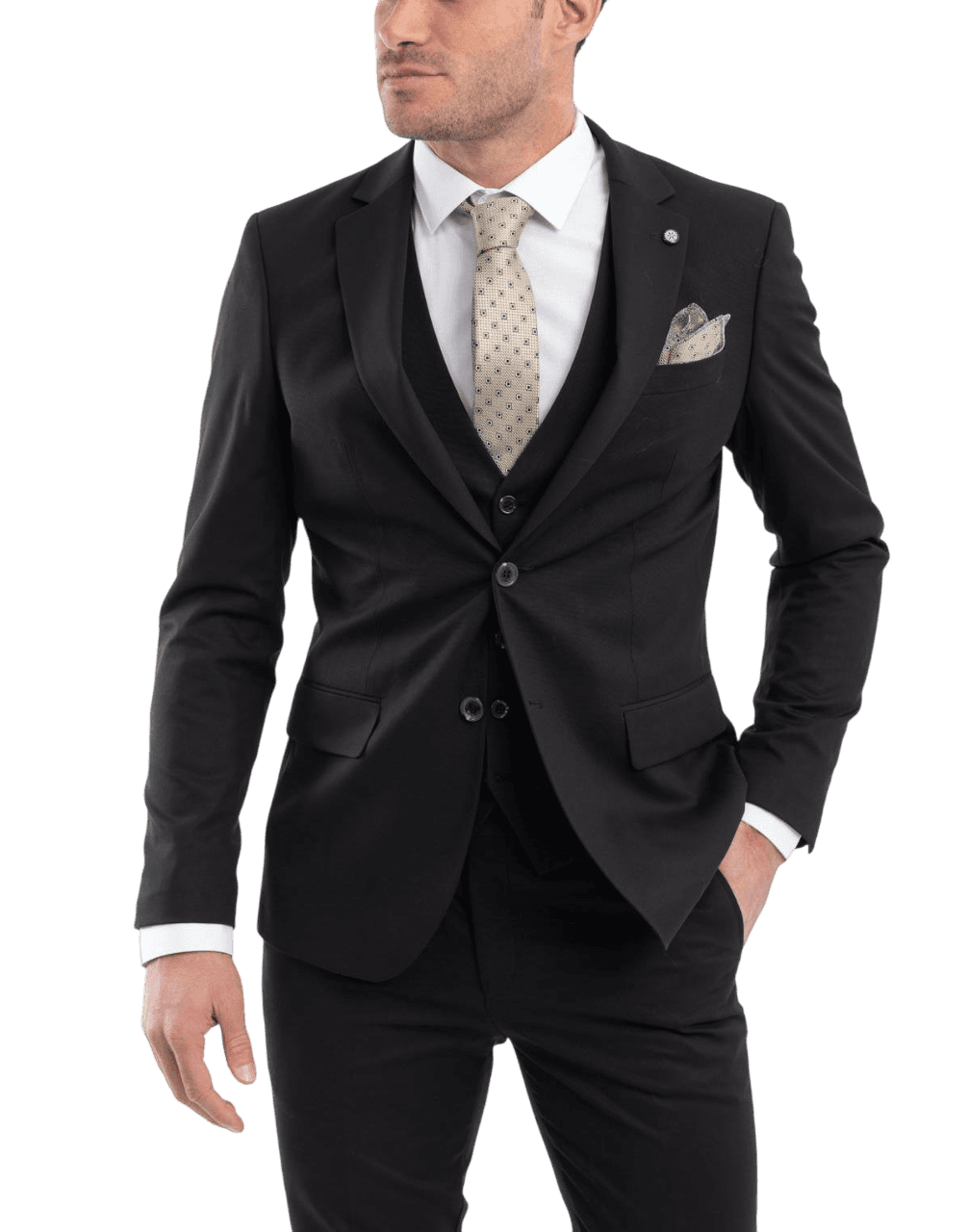 Men's Suits Vittorio Black