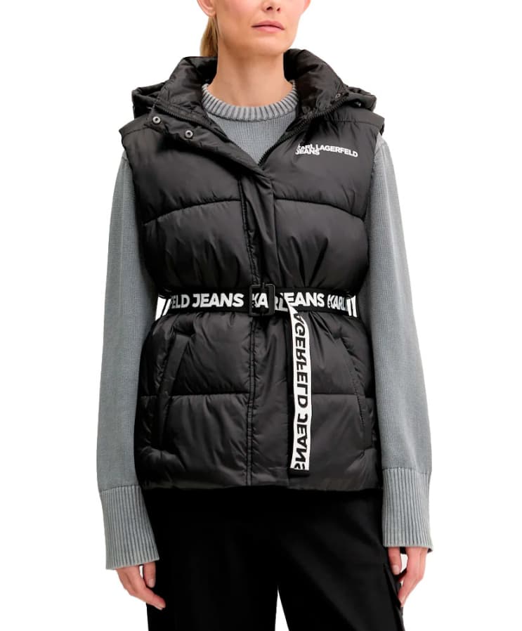 Women's Vests Karl Lagerfeld Black