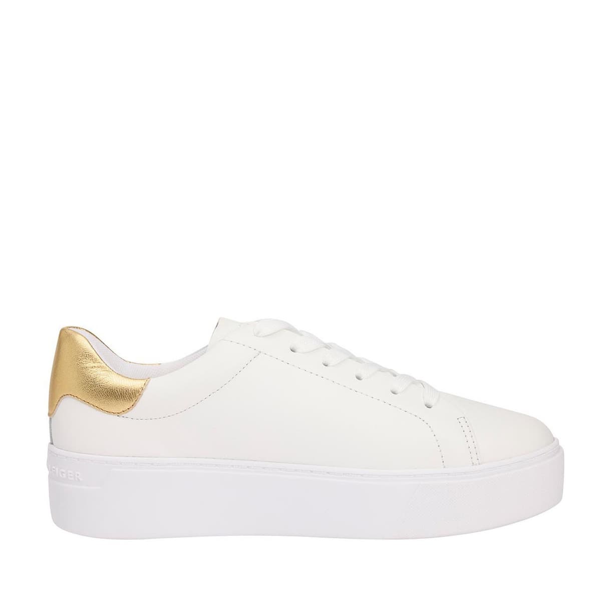 Γυναικεία Δερμάτινα Sneakers Λευκά Tommy Hilfiger FW0FW08756-0HT