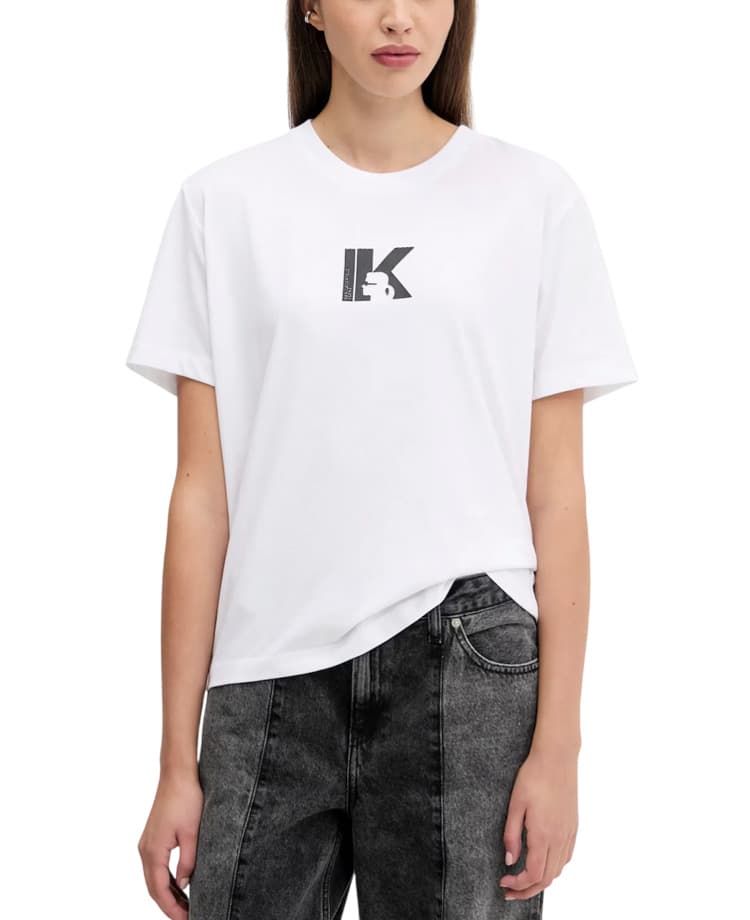 Women's T-Shirts Karl Lagerfeld White