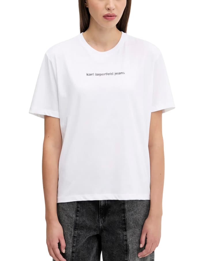 Γυναικείο T-shirt Μαύρο Karl Lagerfeld Jeans A3W17039-999 BLACK