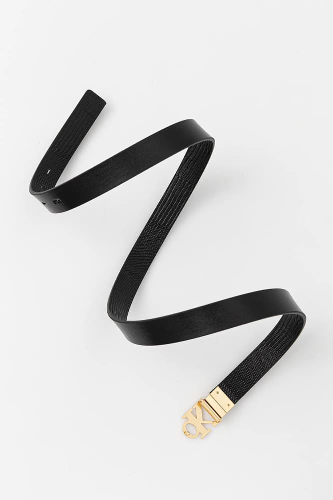 Γυναικεία Δερμάτινη Ζώνη Διπλής Όψεως Μαύρη Calvin Klein LV04F7040G-UB1